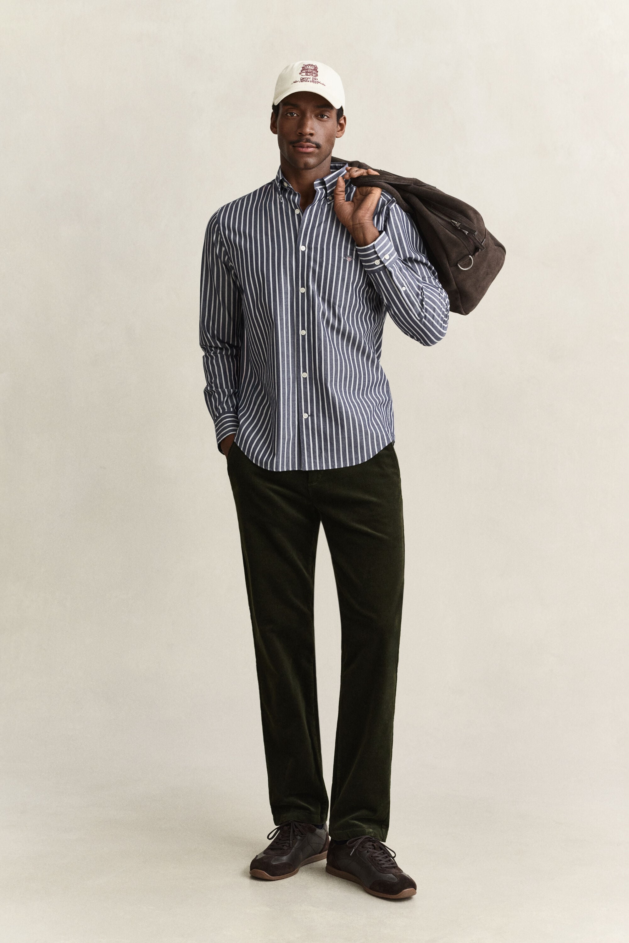Regular Fit Cord Chinohose