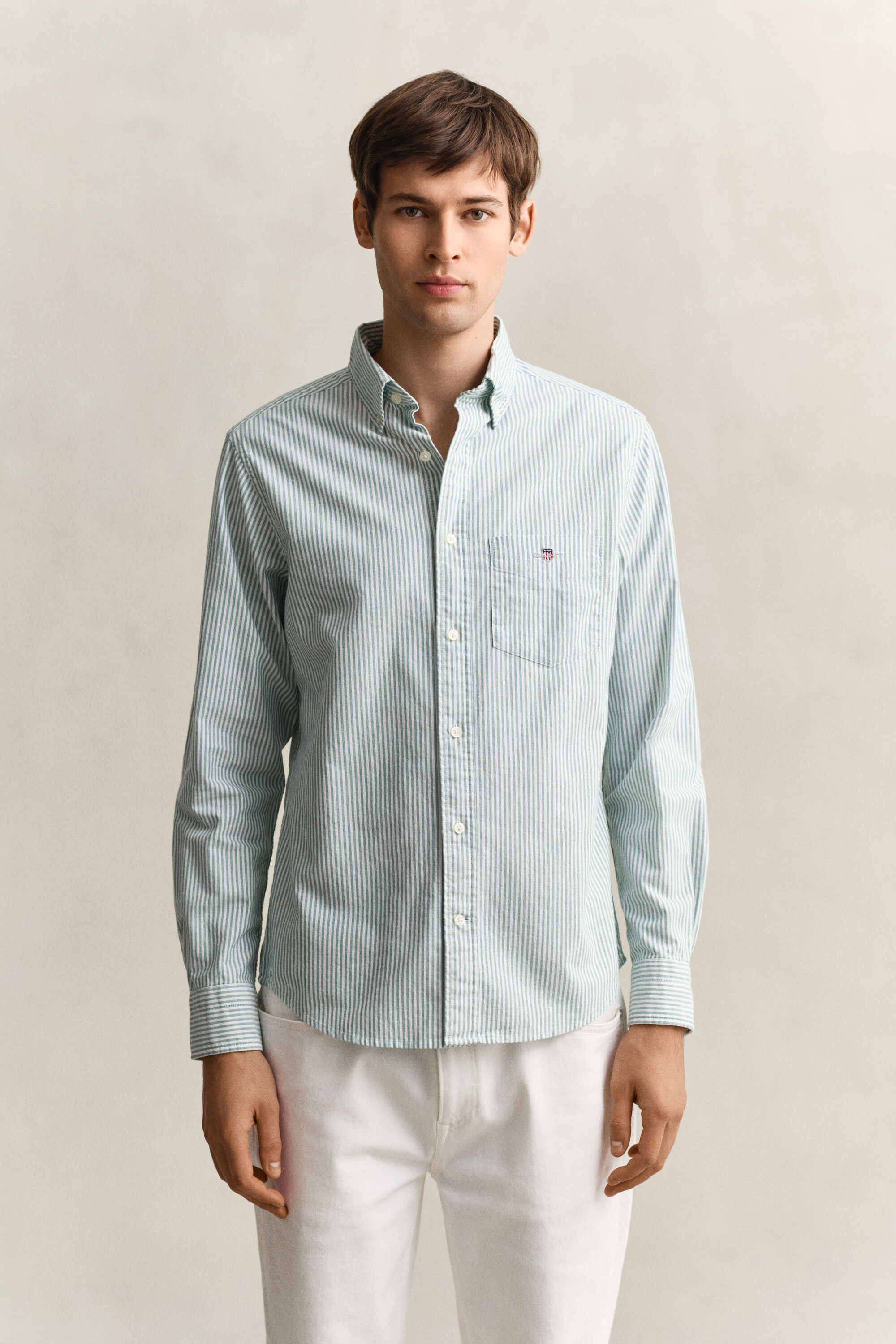 Banker Stripe Classic Oxford-Hemd