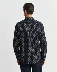 Regular Fit Twill-Hemd mit Paisley-Print