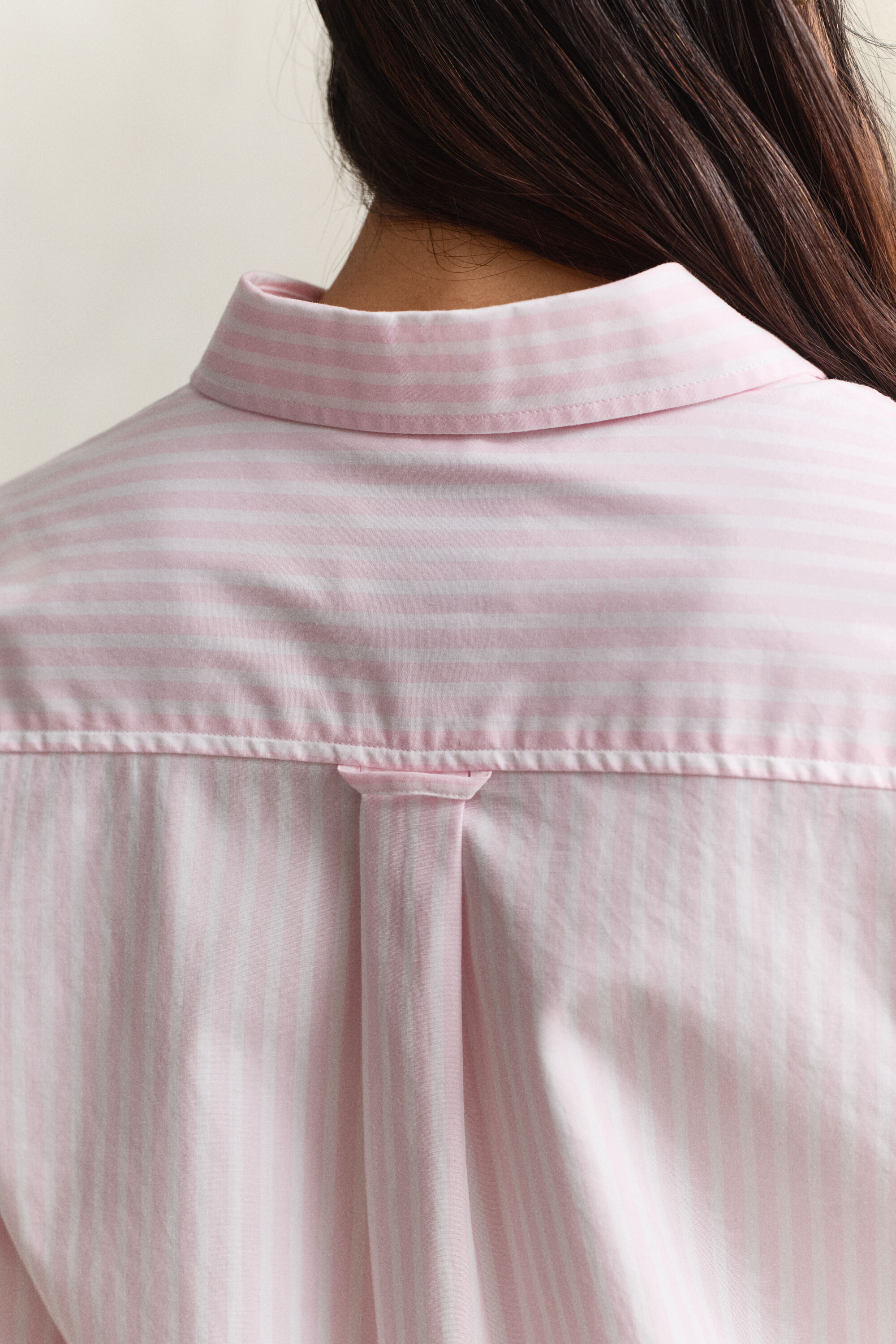 Regular Fit Classic Popeline-Bluse mit Streifen
