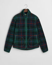 Karierte Fleecejacke