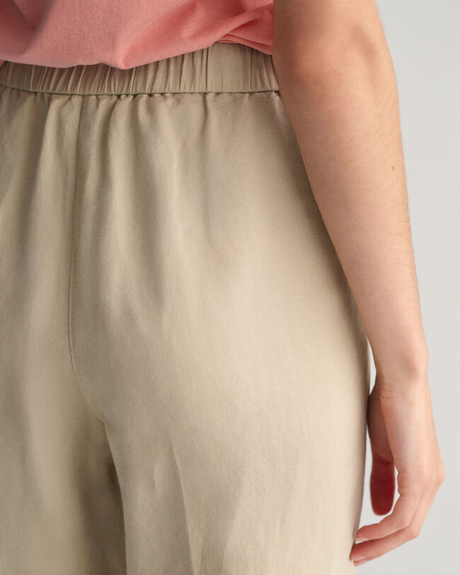 Relaxed Fit Leinenmix Pull-On Hose