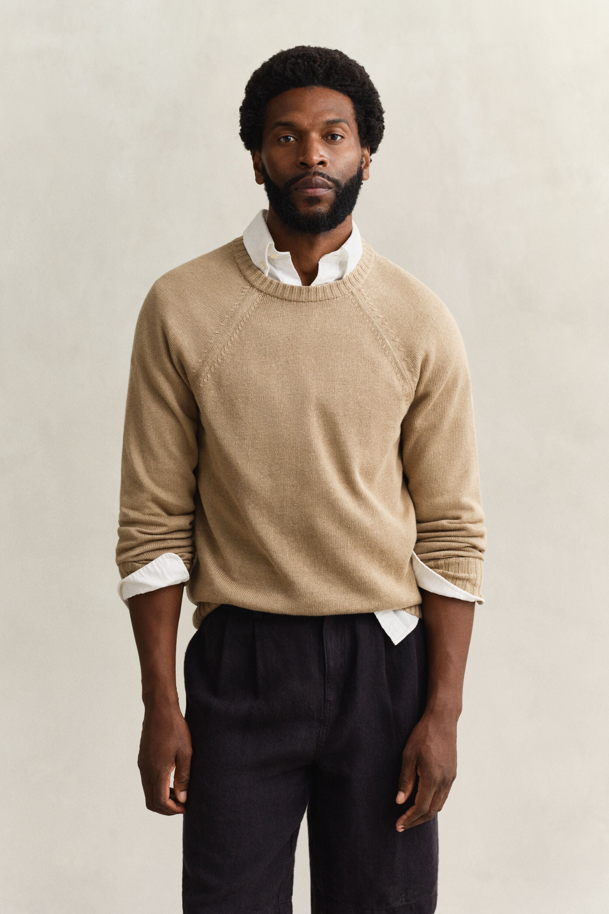 Pullover aus Leinenmix