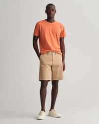 Hallden Slim Fit Twill-Shorts