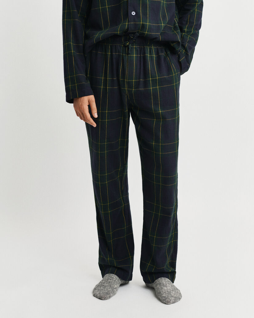 Flanell-Pyjama mit Karomuster in Geschenkbox