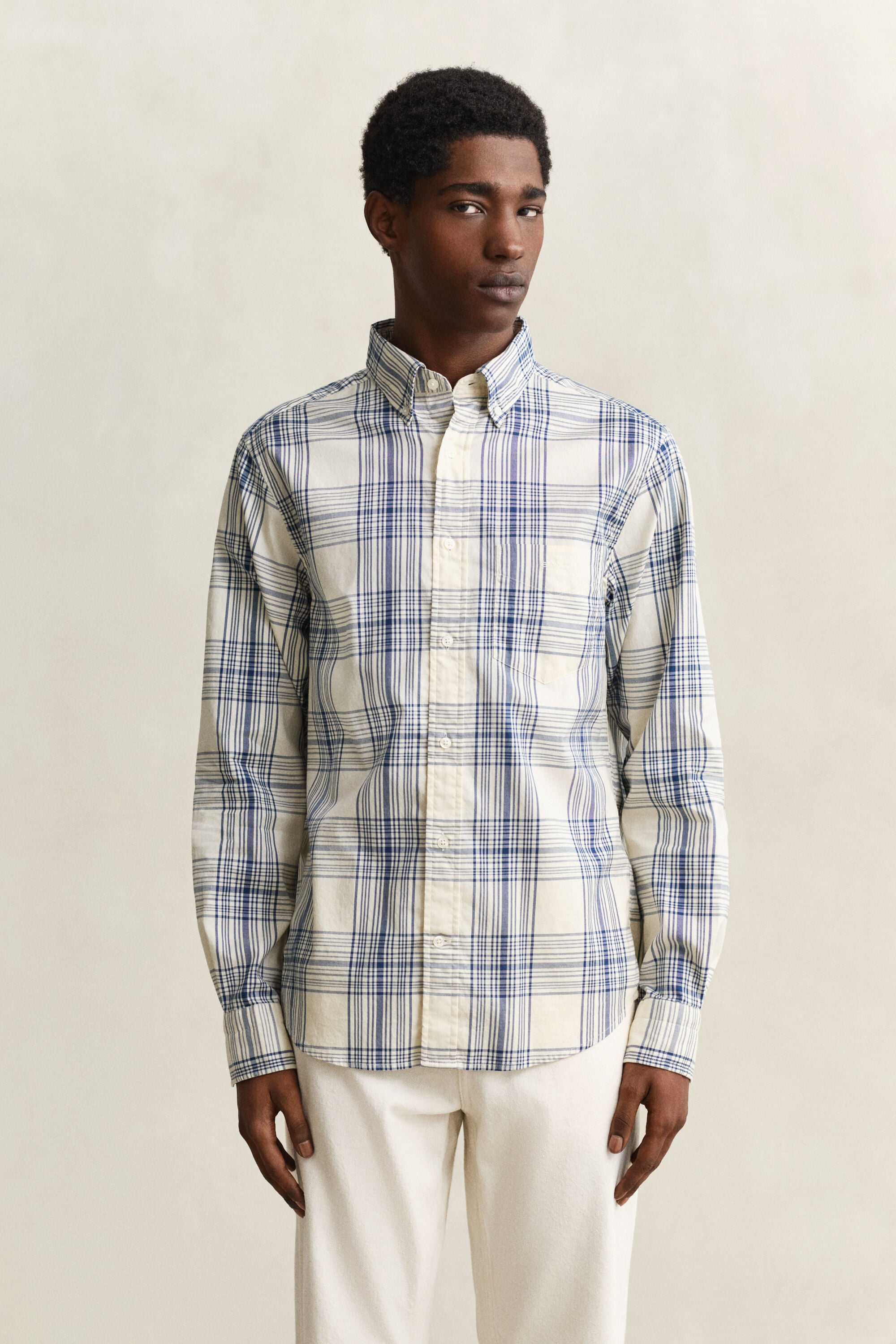 Regular Fit Dreamy Oxford-Hemd mit Karomuster