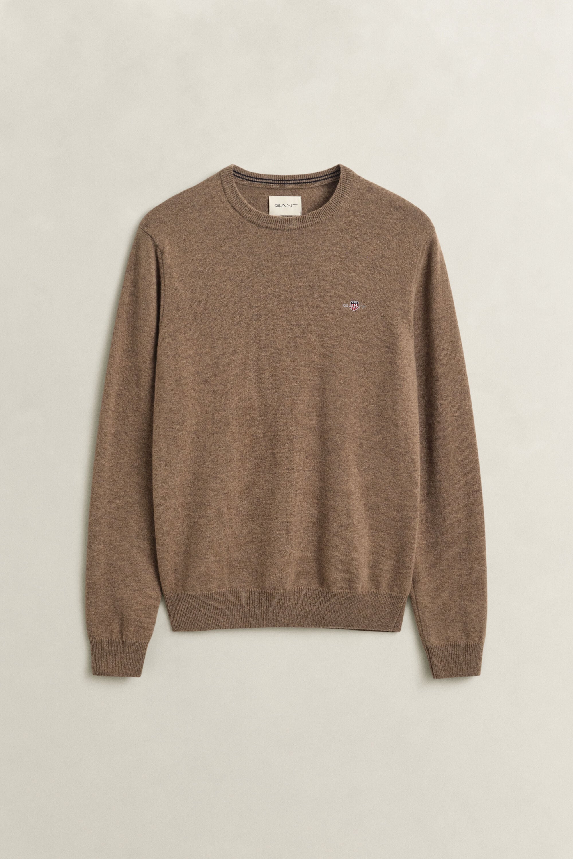 Rundhalspullover aus Lambswool