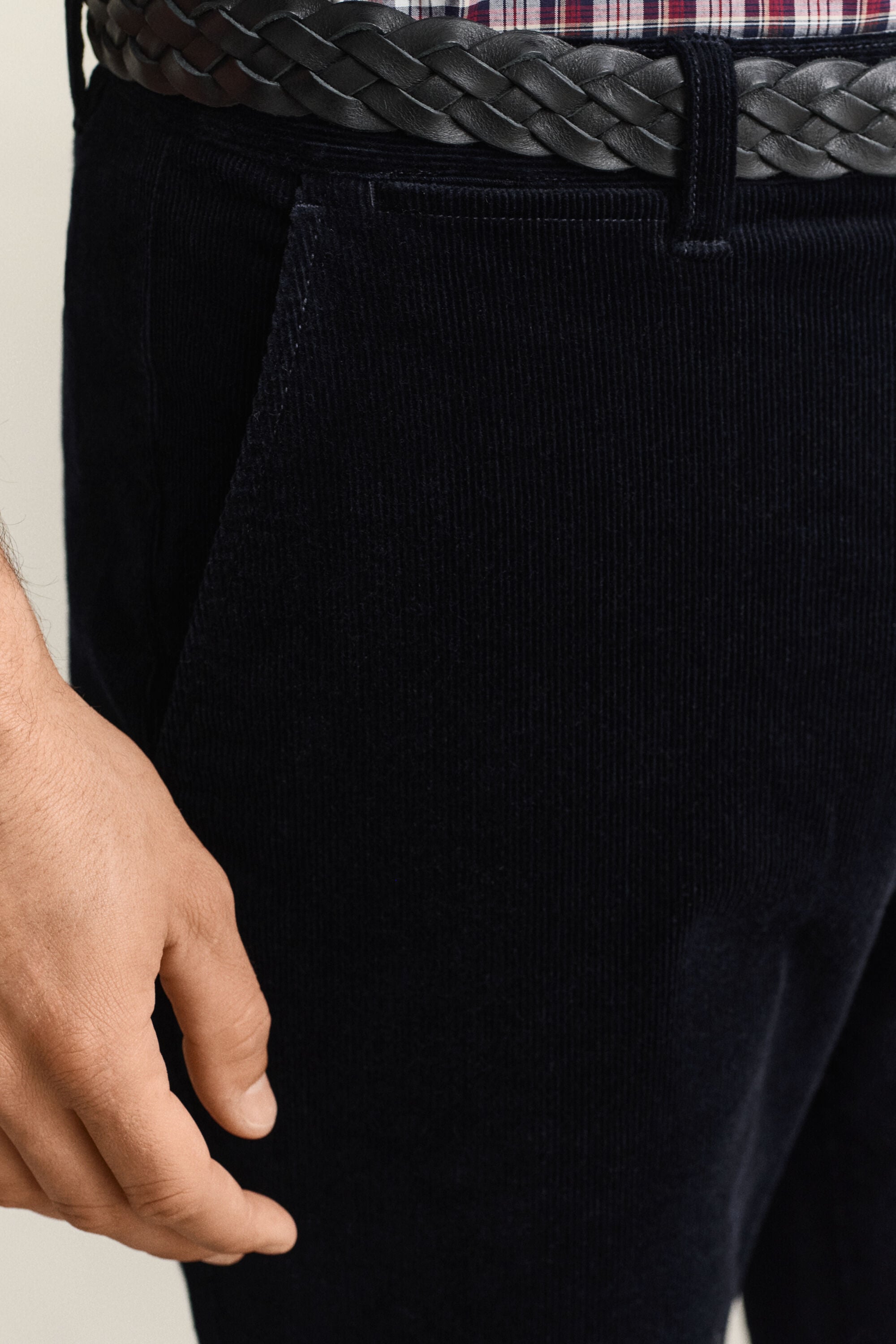 Regular Fit Cord Chinohose