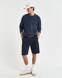 Relaxed Fit Cargoshorts aus Twill