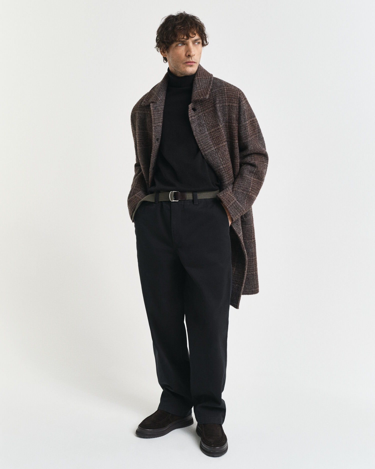 Klassischer Rollkragenpullover aus Baumwolle