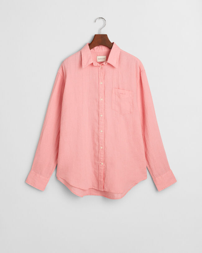 Relaxed Fit Leinen Bluse