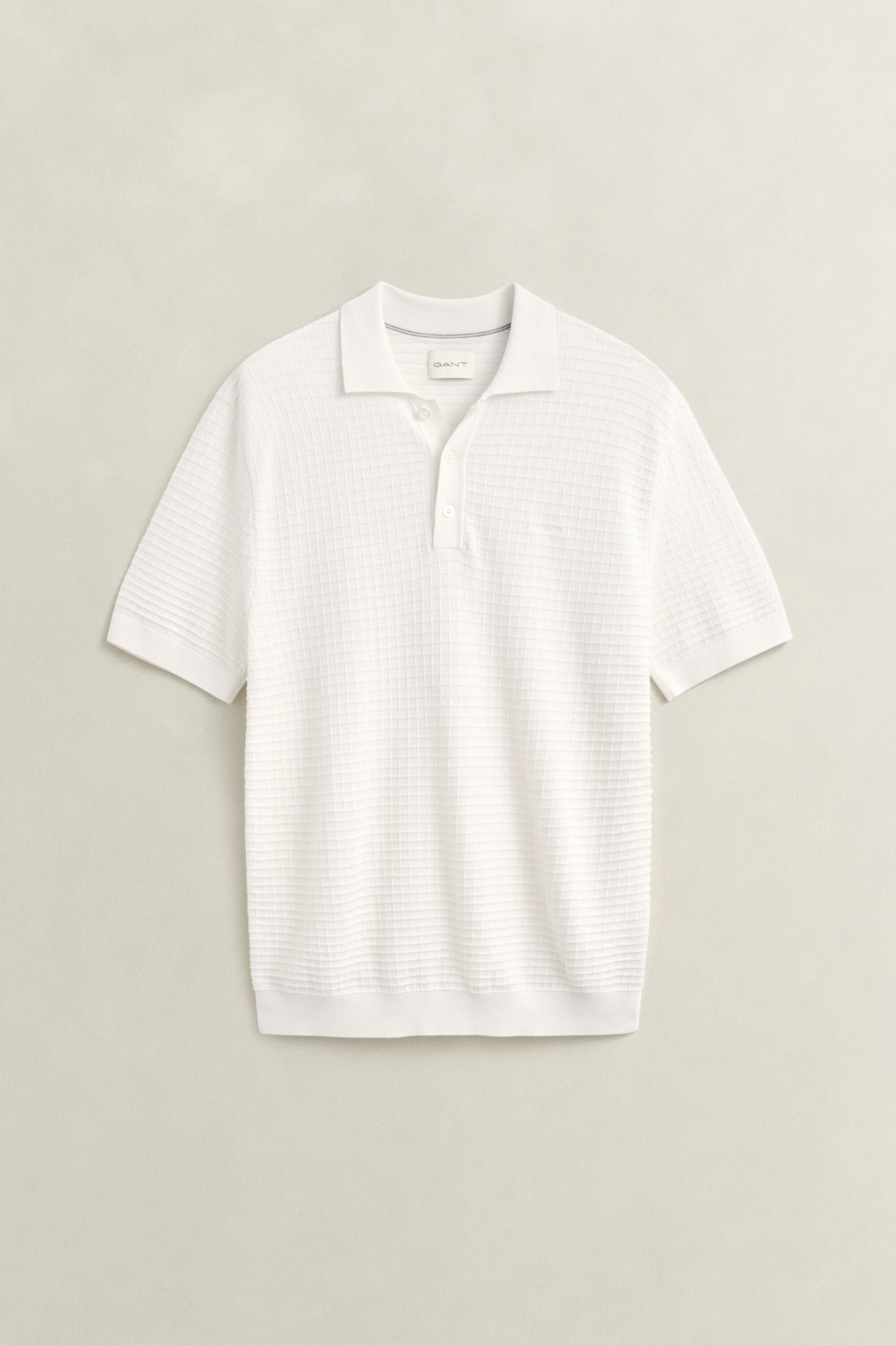 Strukturierter Polopullover