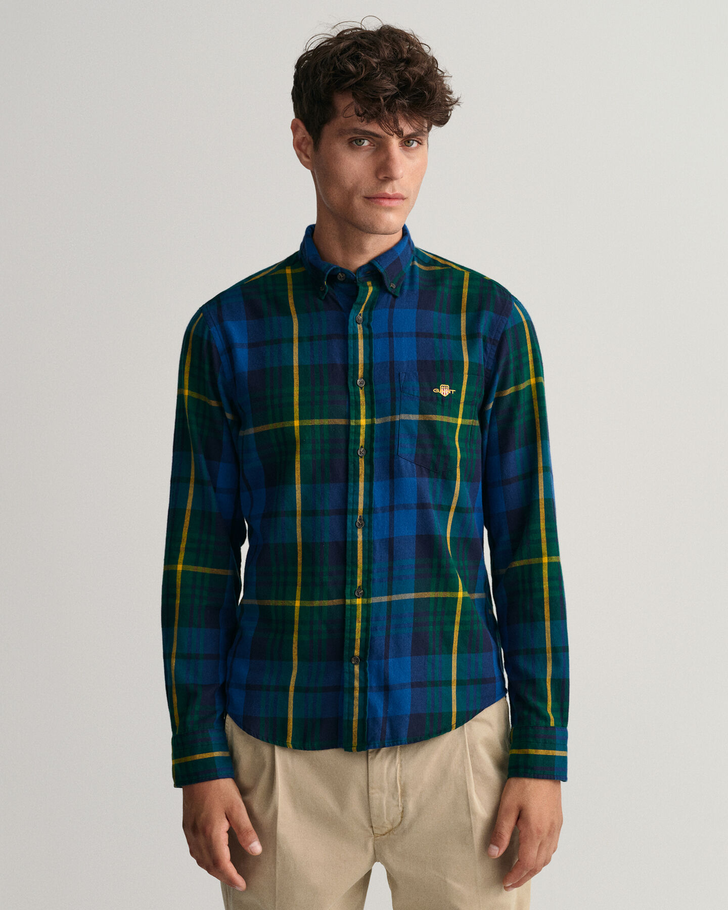 Regular Fit Tartan Flanellhemd
