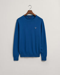 Classic Rundhalspullover aus Baumwolle