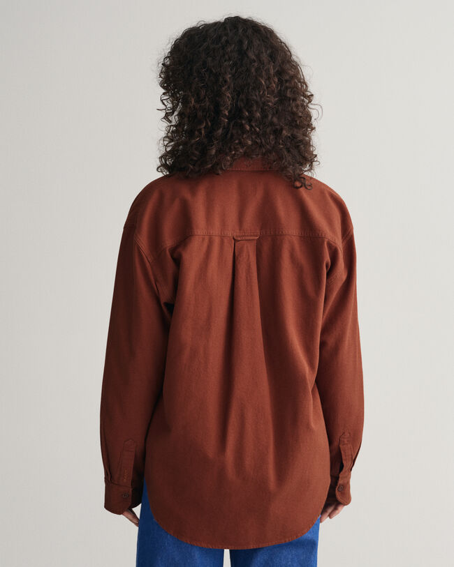 Relaxed Fit Utility-Bluse