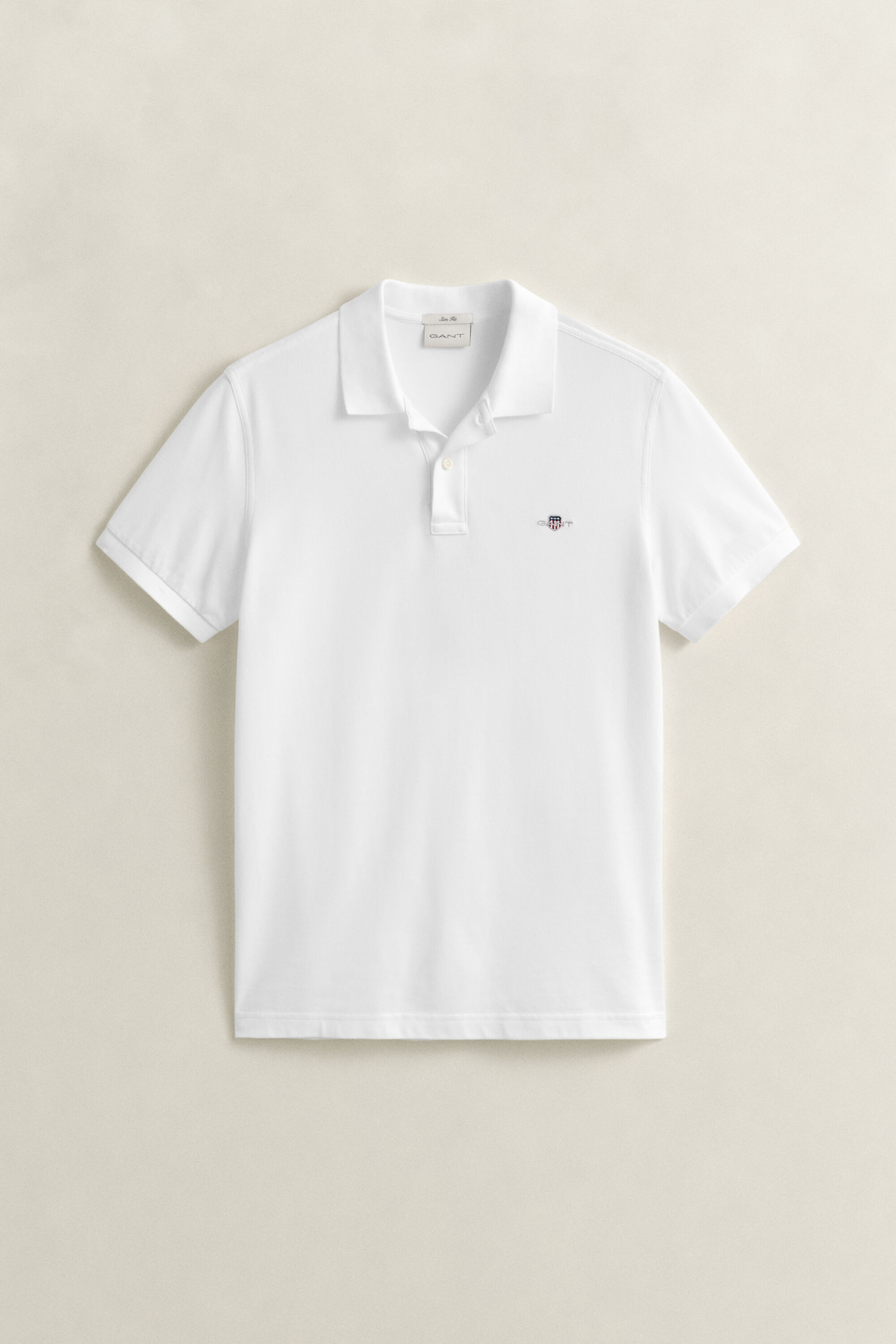 Slim Fit Archive Shield Piqué Poloshirt