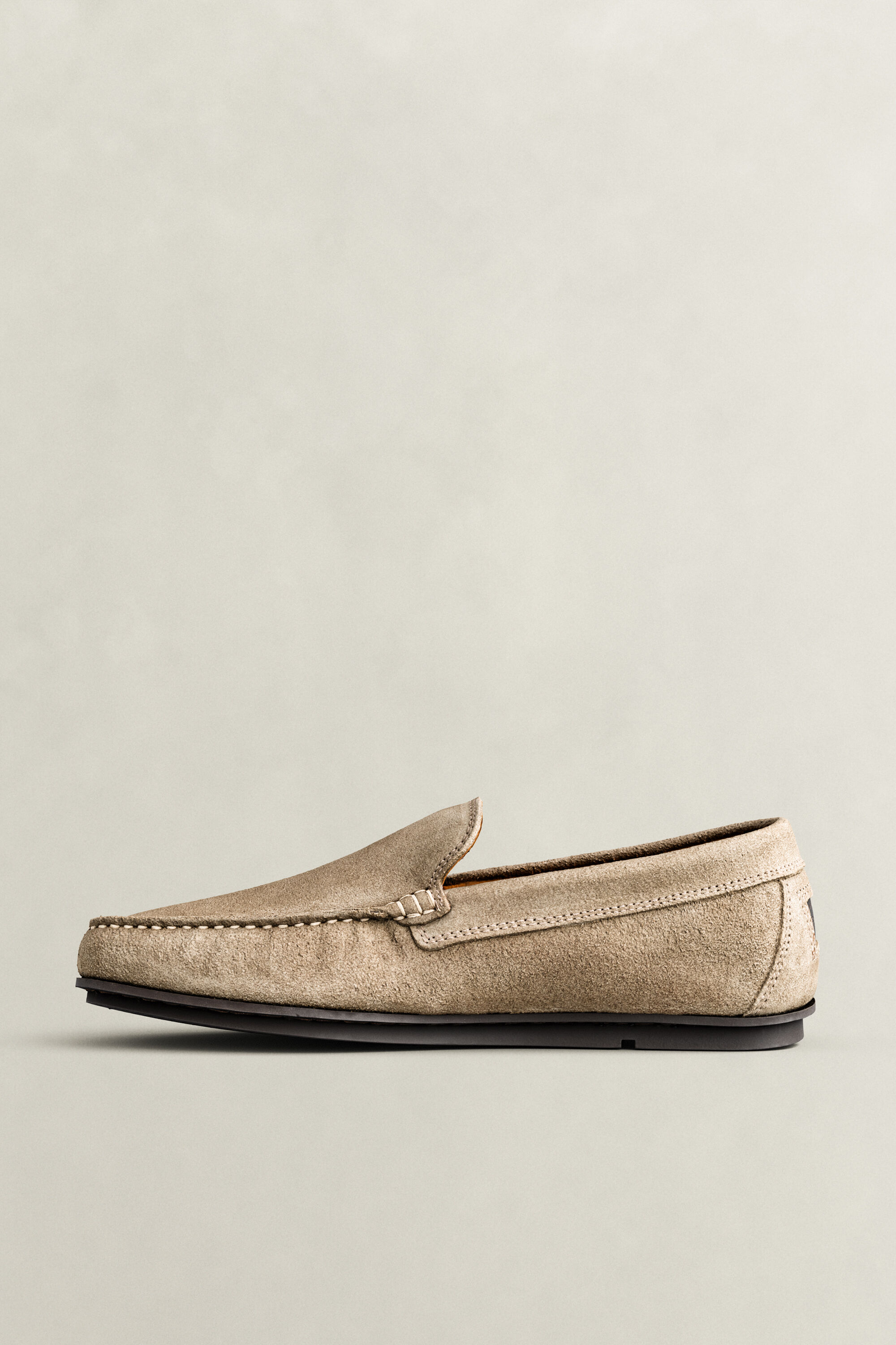 Wilmon Suede Loafers — COLD BEIGE