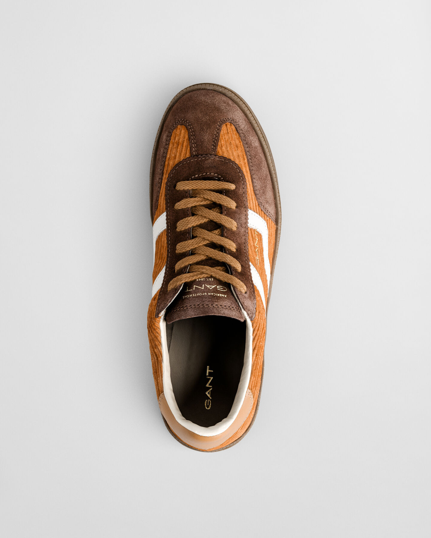 Cuzima Sneaker aus Veloursleder und Cord