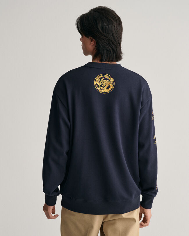 Dragon Crest Rundhals-Sweatshirt