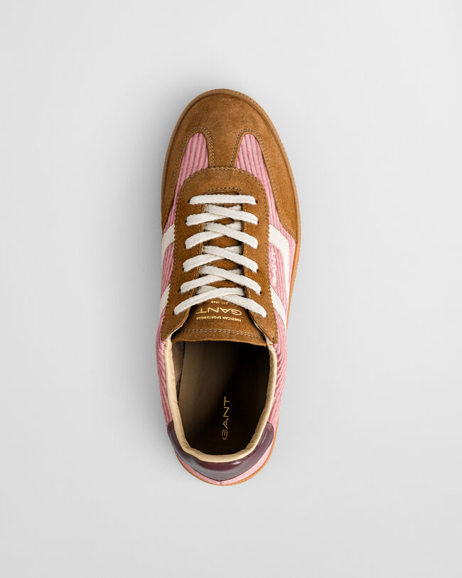 Cuzima Sneaker aus Veloursleder und Cord