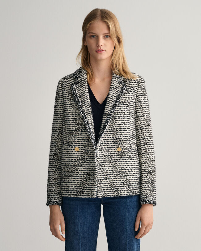 Tweed Blazerjacke