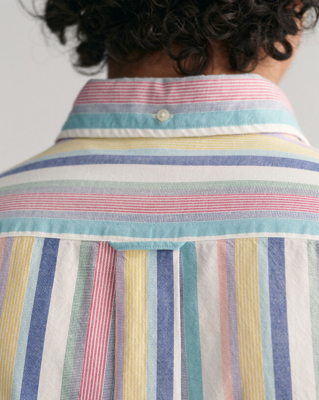 Regular Fit Oxford-Hemd mit bunten Streifen