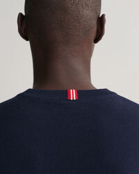 Rundhalspullover mit dezenter Struktur