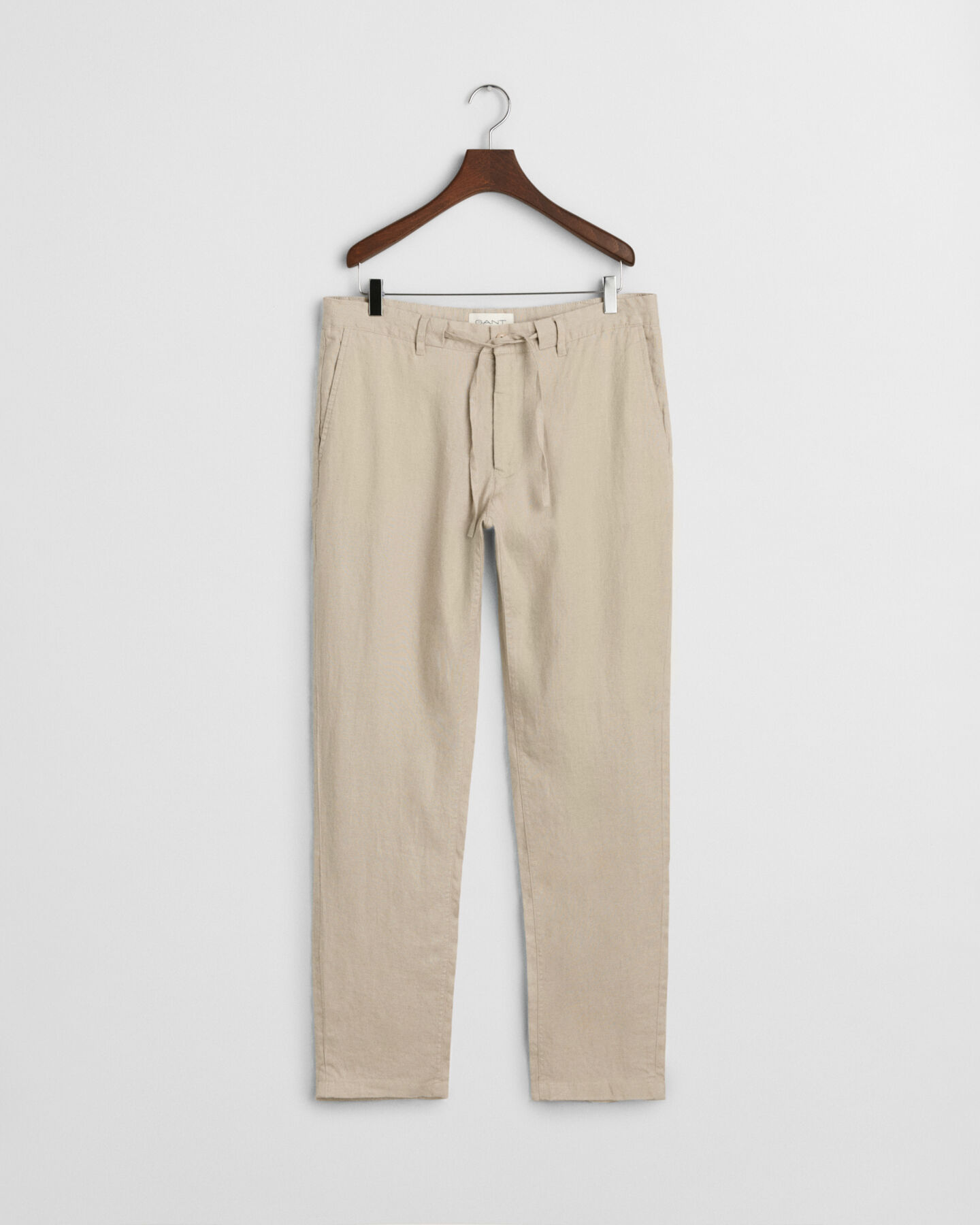 Relaxed Fit Leinen Kordelzughose