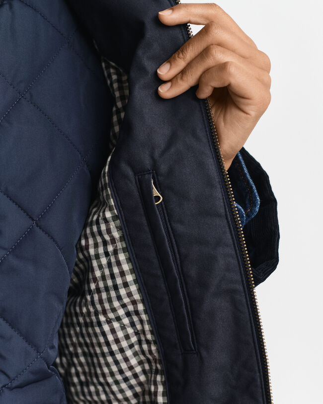 Waxed Cotton Double Decker Jacke