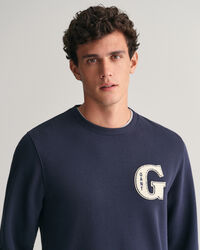 G Graphic Rundhals-Sweatshirt