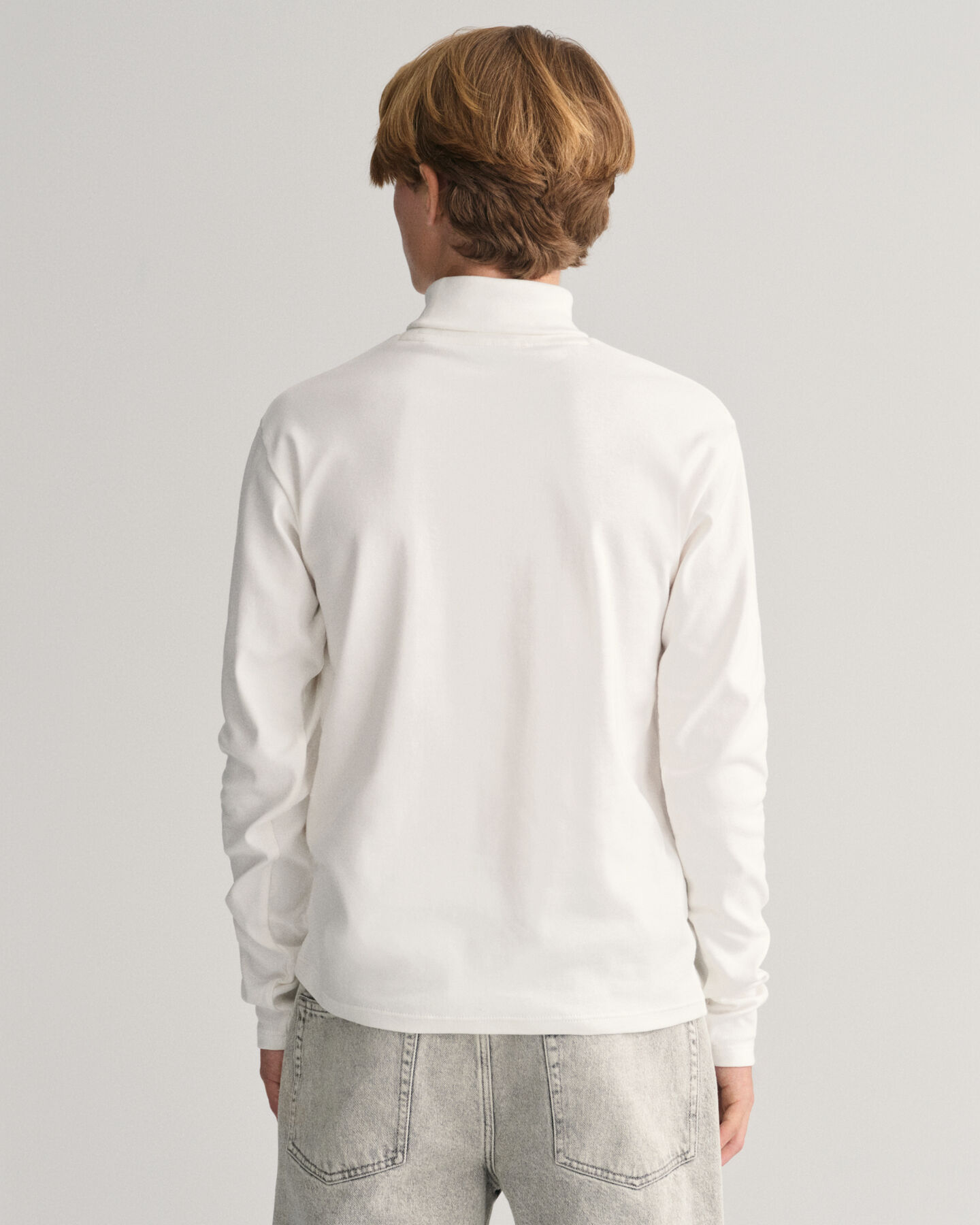 Teens Shield Stehkragen-Langarmshirt