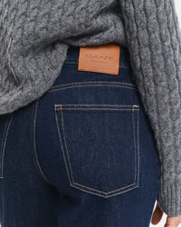 Stretch-Jeans mit geradem Bein