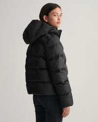 Teen Girls Glänzende Steppjacke