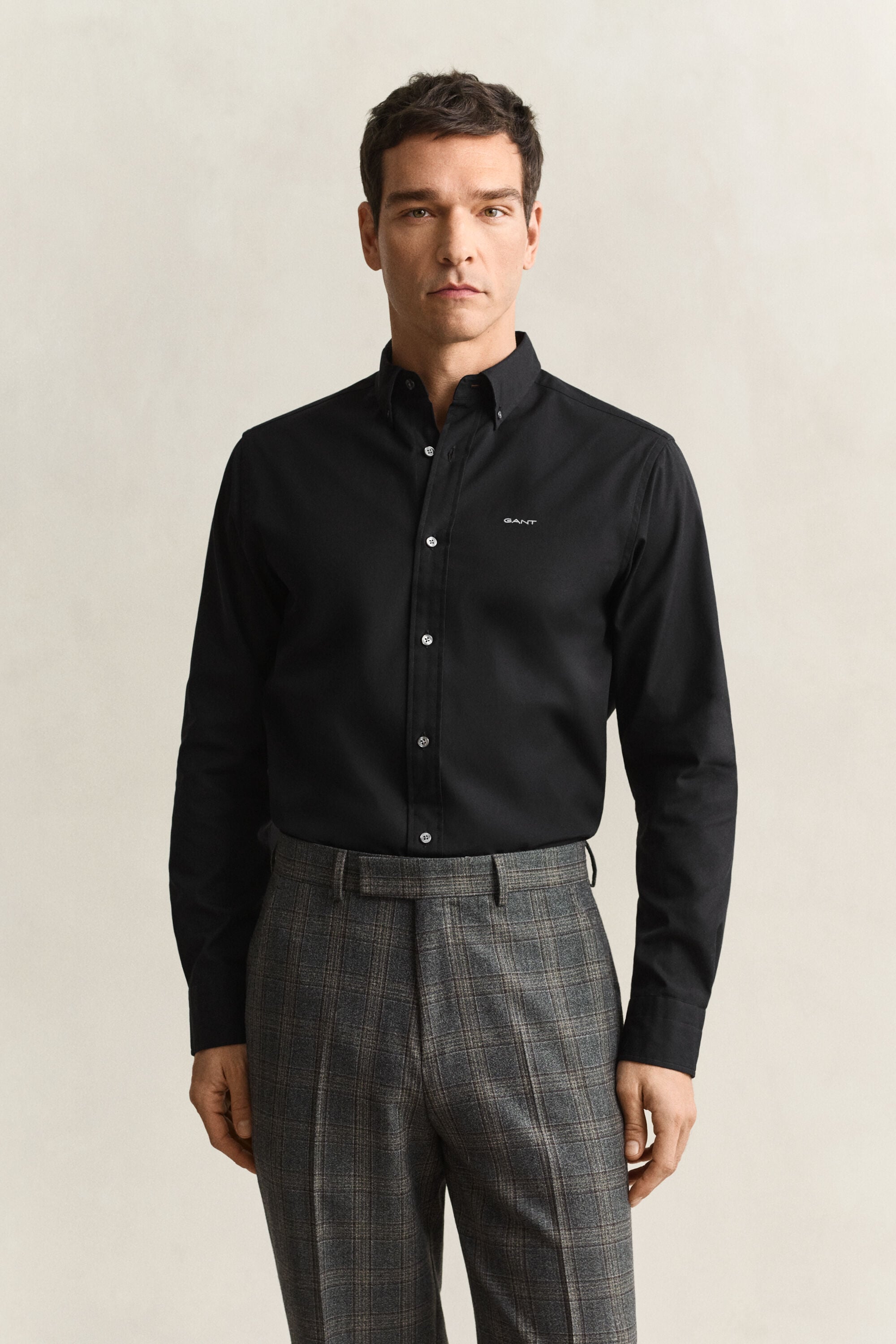 Regular Fit Pinpoint Oxford-Hemd