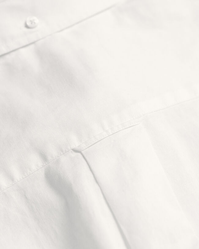 Regular Fit Baumwoll Leinen Kurzarmhemd