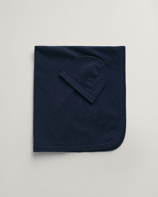 Baby Geschenkset mit Decke und Beanie