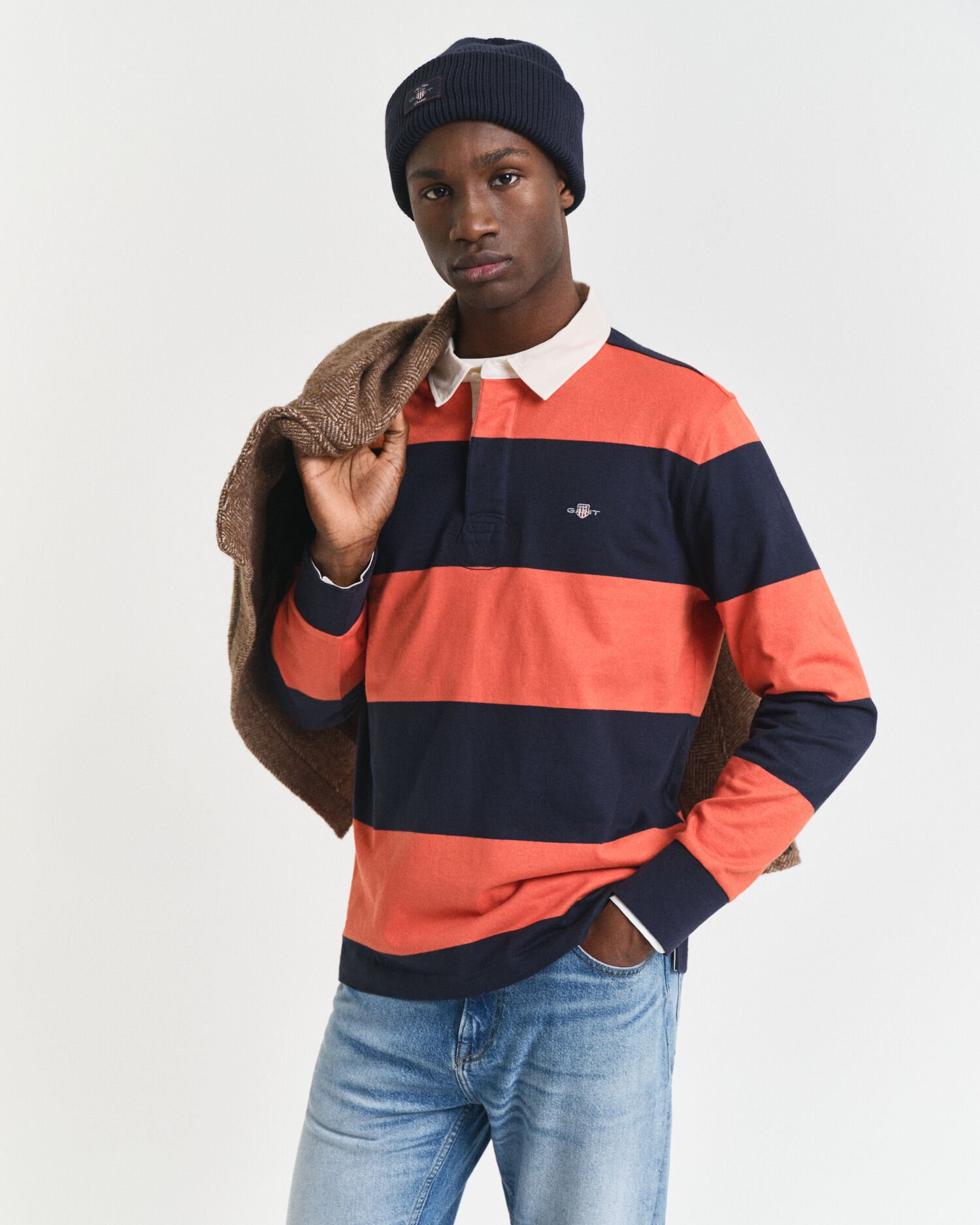 Heavy Rugger mit Blockstreifen