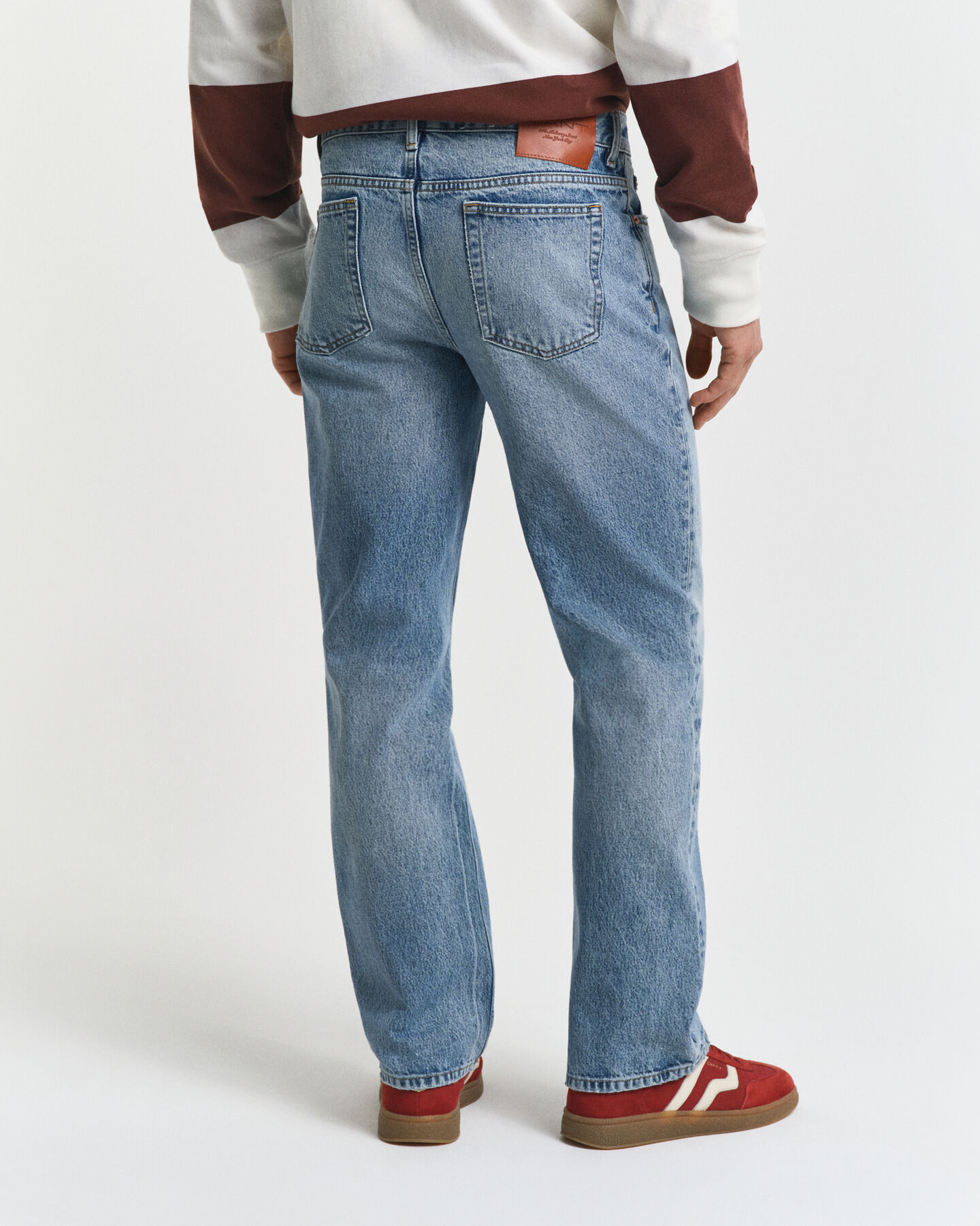 Bootcut Jeans mit Vintage-Waschung