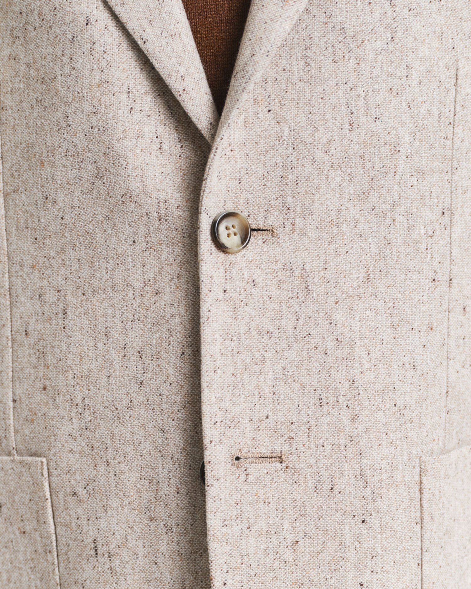 Slim Fit Donegal Anzugsakko