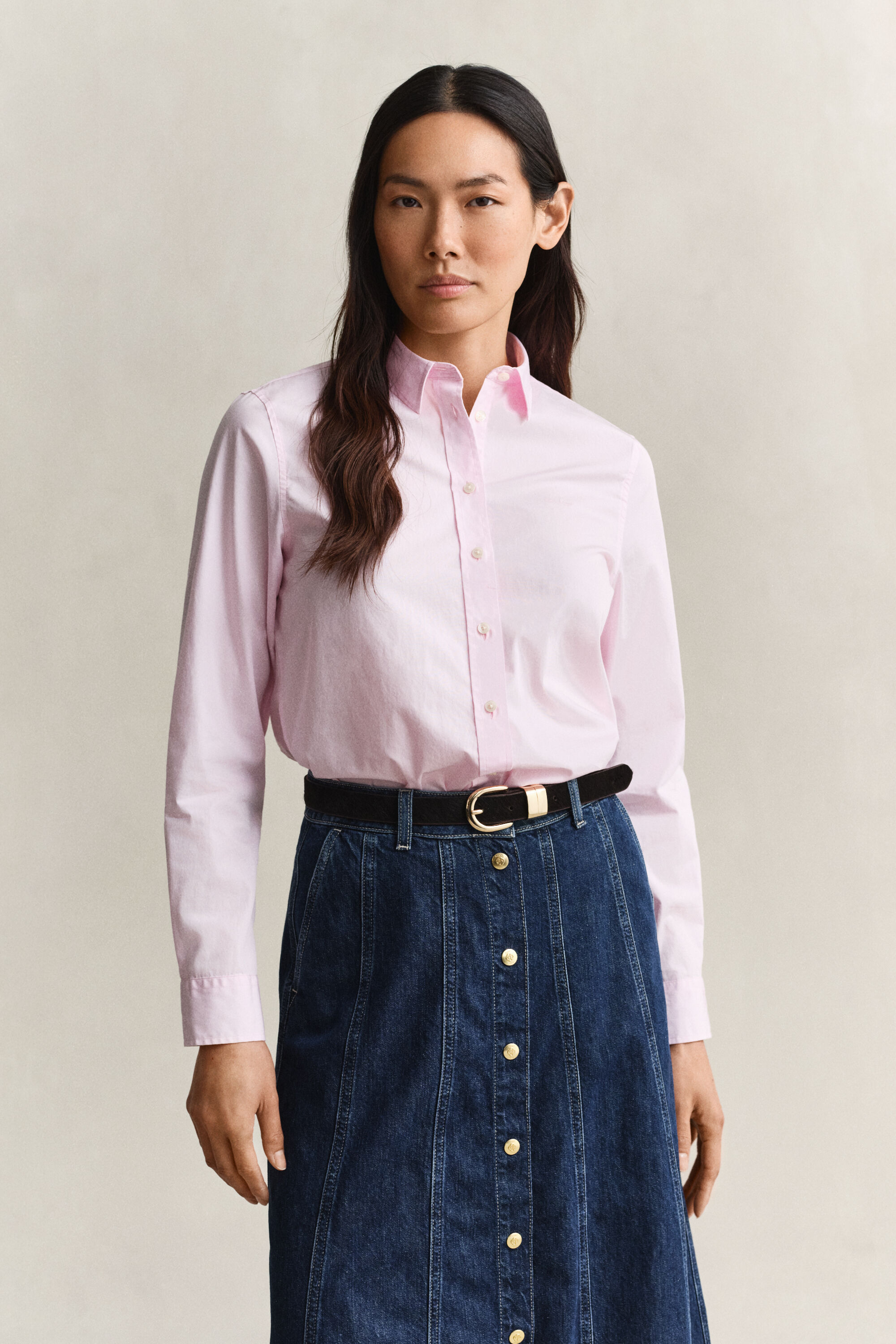 Regular Fit Classic Popeline Bluse