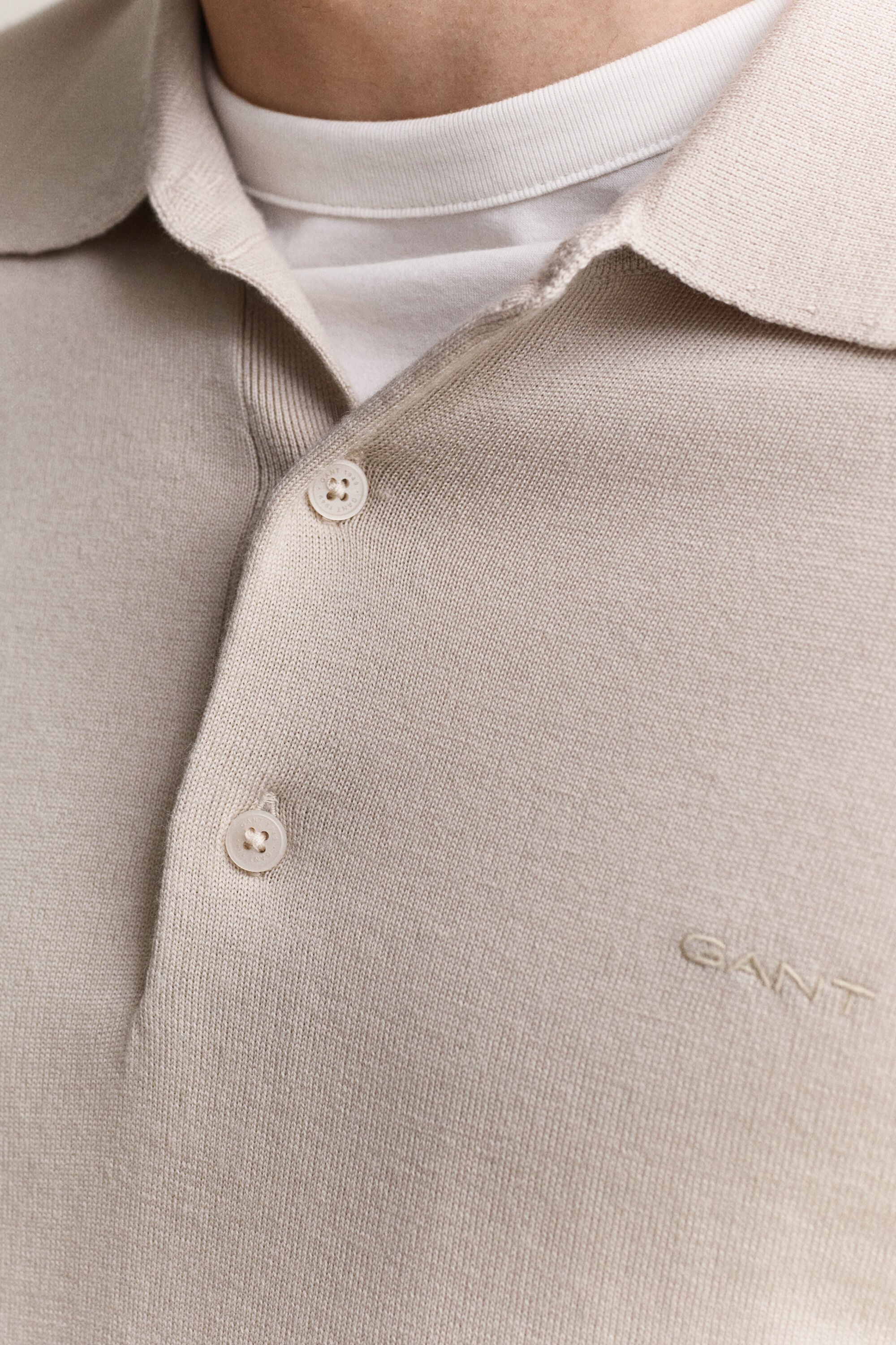 Polopullover aus extrafeiner Merinowolle