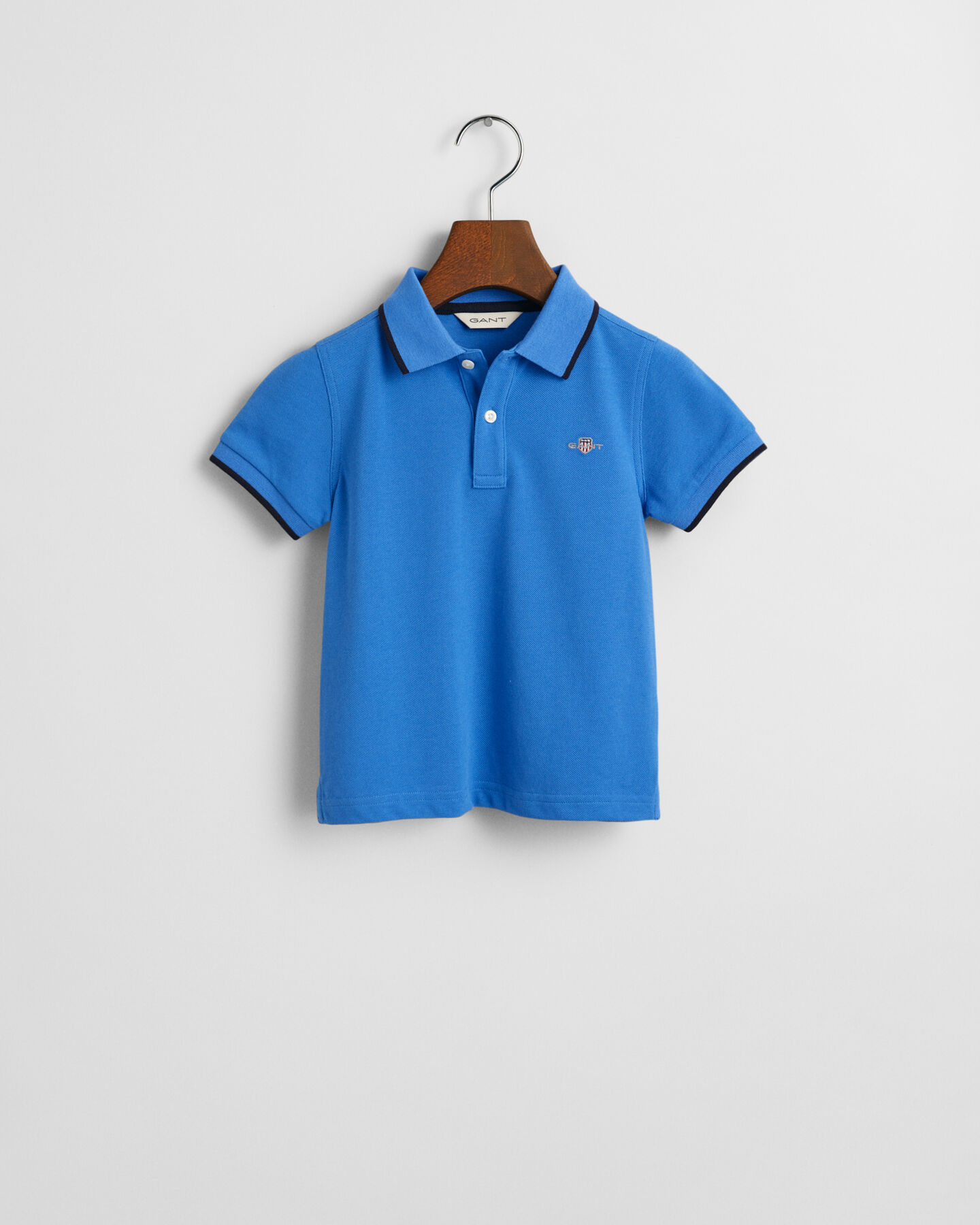 Kids GANT Piqu&eacute; Poloshirt mit Streifen