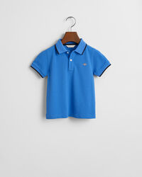 Kids GANT Piqu&eacute; Poloshirt mit Streifen