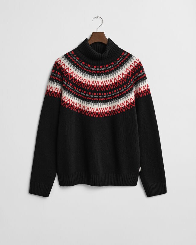 Fair Isle Rollkragenpullover