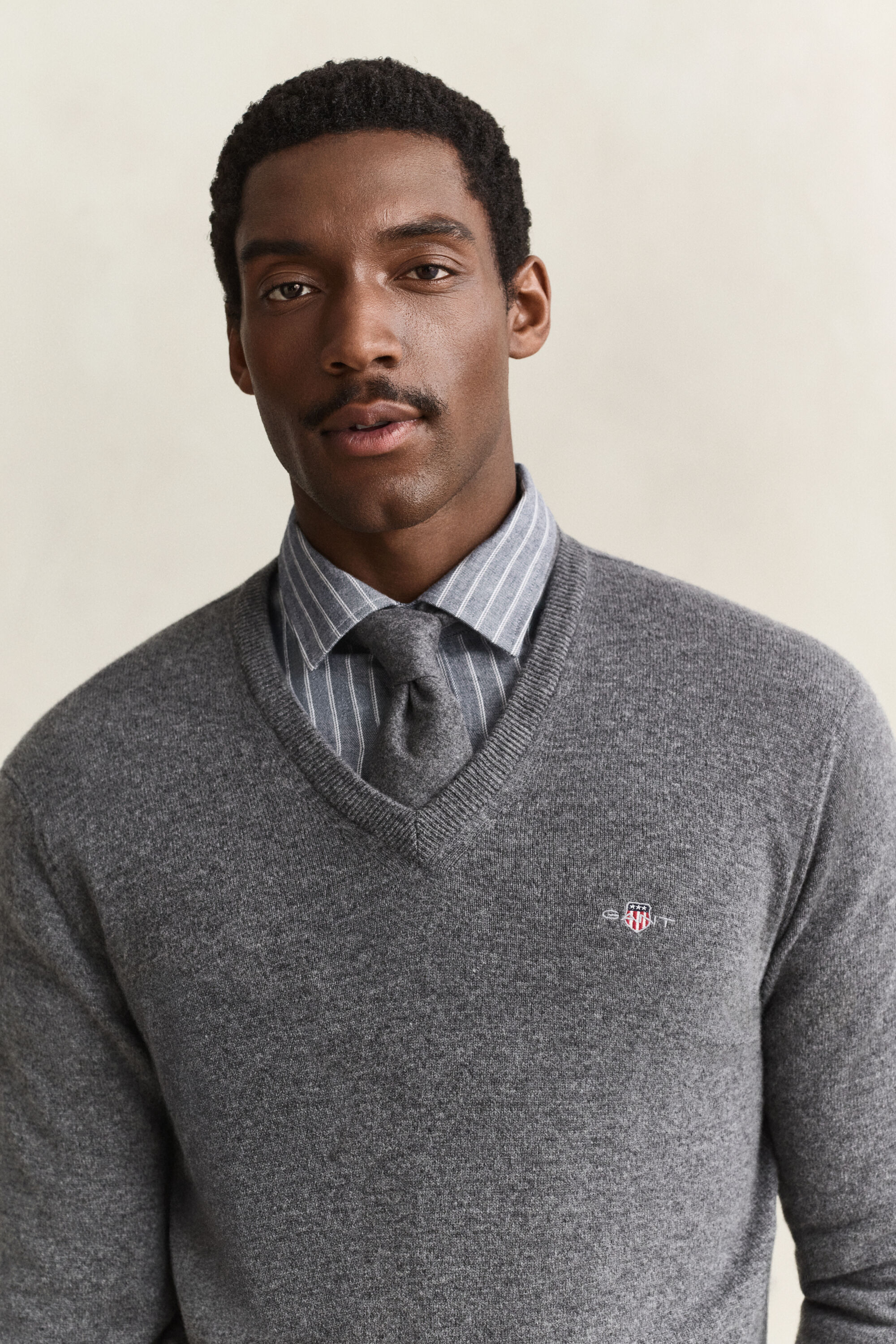 V-Neck Pullover aus Lambswool