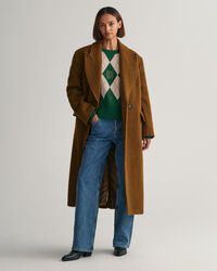 Superfeiner Argyle Rundhalspullover