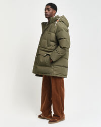 Heavy Mittellange Daunenjacke