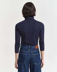 Leichter Rollkragenpullover aus Baumwolle