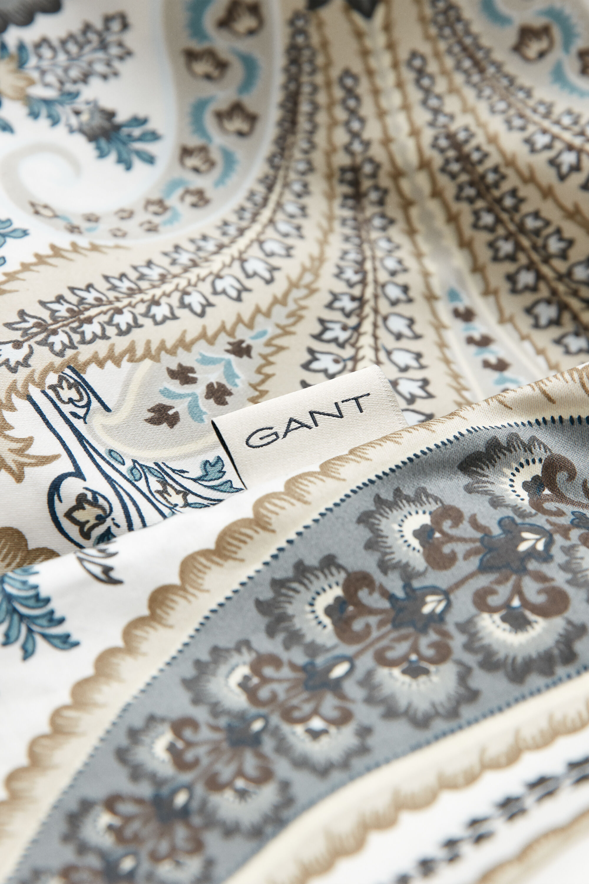Key West Paisley Einzelbettbezug — DARK PUTTY