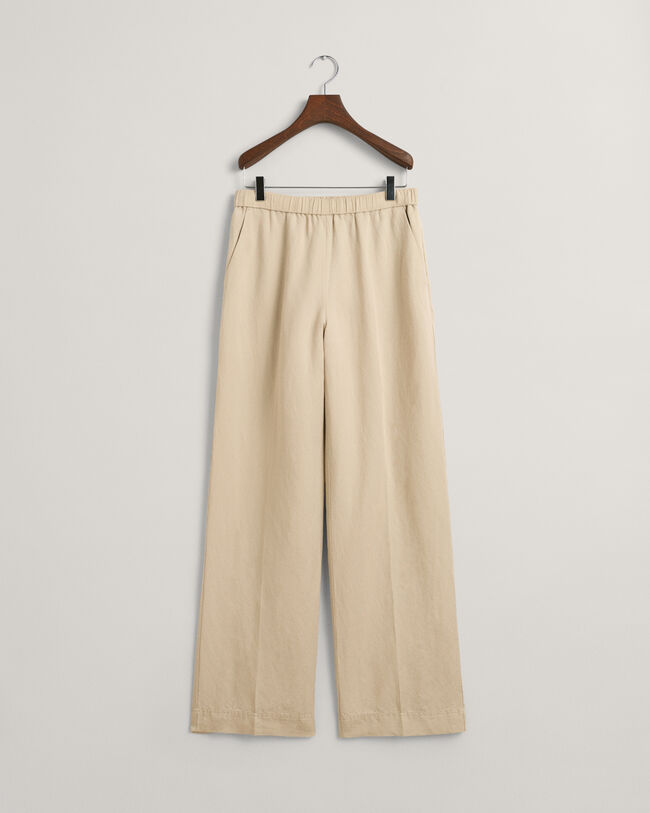 Relaxed Fit Leinenmix Pull-On Hose